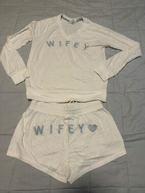 PJ Salvage Wifey Set. Top XS, Shorts S